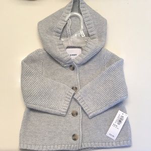 **NWT** 3-6 Month Old Navy Hooded Cardigan